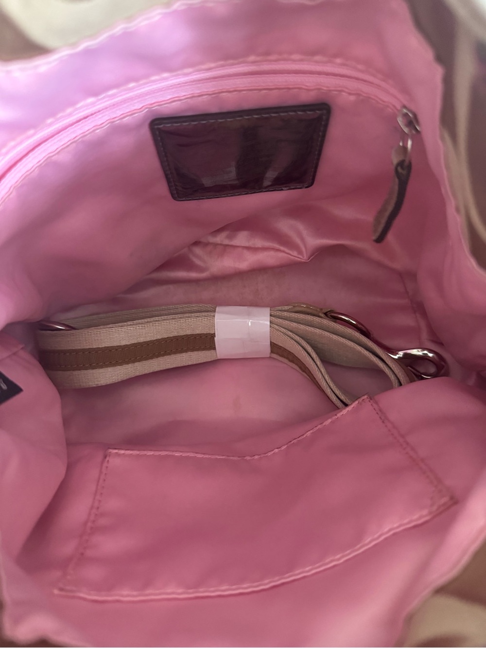 Coach Poppy Tan Bucket Bag - Picture 5 of 7